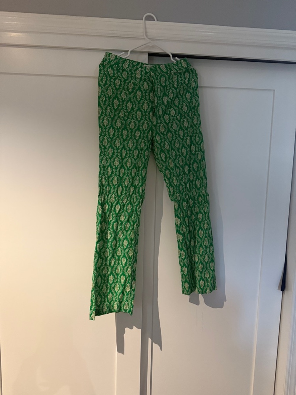 Zara Green Patterned Women's Pants